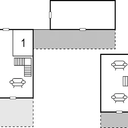 Three-bedroom Holiday In 沃尔丁堡